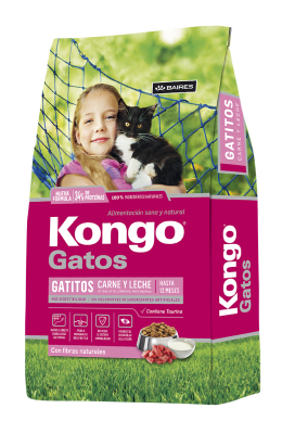 KONGO GATITOS SABOR CARNE Y LECHE