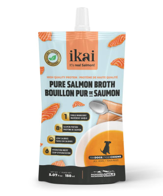 IKAI CALDO DE SALMON PERROS 150 ML