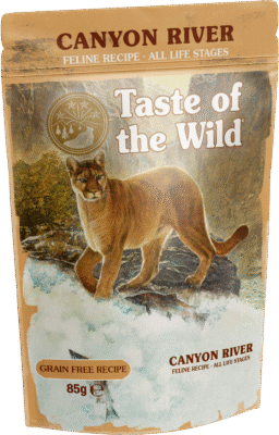 TASTE OF THE WILD POUCH GATO CANYON RIVER 85 GR