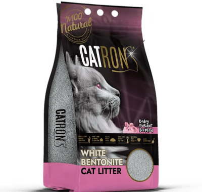 CATRON ARENA SANITARIA AROMA POLVO DE BEBÉ 10 LT1