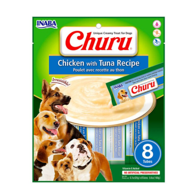 CHURU DOG RECETA POLLO CON ATUN 8 SACHET