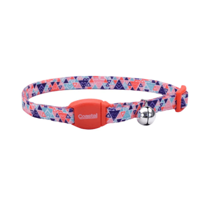 COASTAL MAGNETIC COLLAR STEMMED FLOWER COLORED TRIANGLES