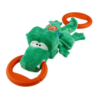 GIGWI IRON GRIP COCODRILO TIRADOR CON CUERDA