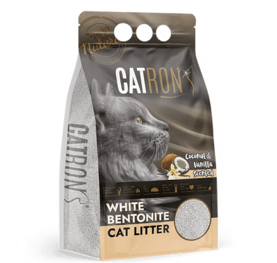 CATRON ARENA SANITARIA AROMA COCO Y VAINILLA 10 LT1