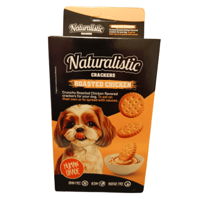 NATURALISTIC CRACKERS ROASTED CHICKEN 200 GR