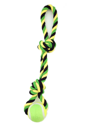 MARBEN Juguete cuerda algodón nudos y pelota