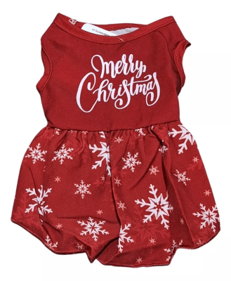 MARBEN VESTIDO MERRY CHRISTMAS ROJO