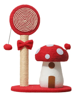 MARBEN RASCADOR SETA 37.5X28.5X54CM ROJO1