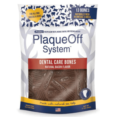 SUNIPET PRODEN PLAQUEOFF DENTAL BONES BACON 482 GR1
