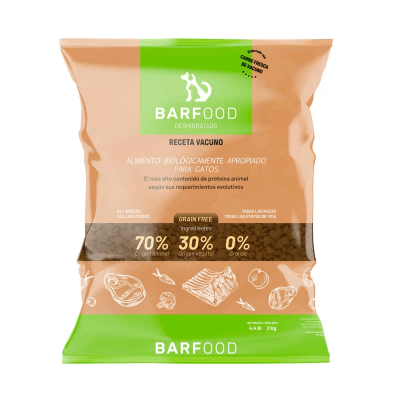 BARFOOD DESHIDRATADO DE VACUNO GATO