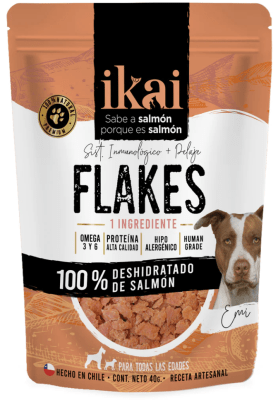 IKAI Flakes de Salmón para Perro