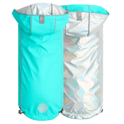 GF PET IMPERMEABLE REVERS NEON AQUA