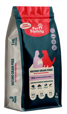 PET FAMILY GRAIN FREE RAZAS PEQUEÑAS