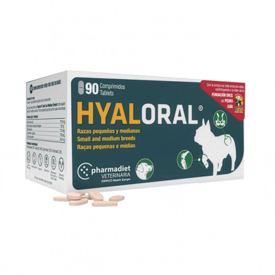 HYALORAL RAZA PEQUEÑA Y MEDIANA PERRO X 10 COMP