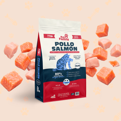 PET FAMILY GATO POLLO SALMON