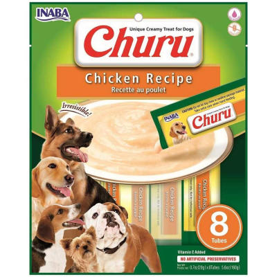 CHURU DOG RECETA POLLO 8 SACHET