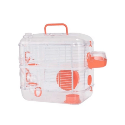 MARBEN PETS JAULA ACRÍLICA 2 NIVELES ROEDORES