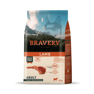 BRAVERY LAMB ADULT LARGE/MEDIUM BREED