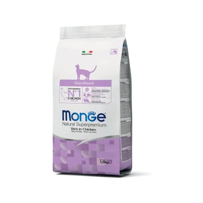MONGE GATO ESTERILIZADO POLLO