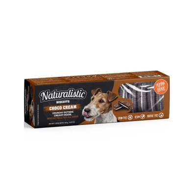 NATURALISTIC BISCUITS CHOCO CREAM 120 GR
