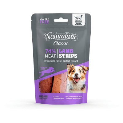 NATURALISTIC CLASSIC LAMB STRIPS 100 GRS