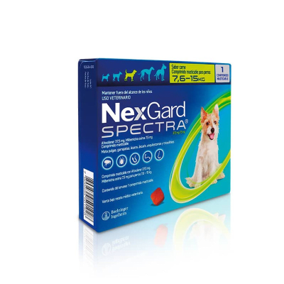 NEXGARD SPECTRA PARA 7,6 - 15 Kg - ANTIPARASITARIO MASTICABLE 1 UN