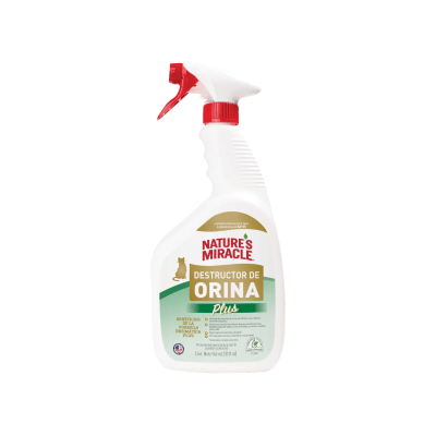NATURE'S MIRACLE DESTRUCTOR DE ORINA GATO PLUS 946 ML