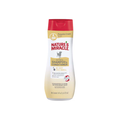 NATURE'S MIRACLE SHAMPOO/ACOND AVENA CREMA PISTACHO
