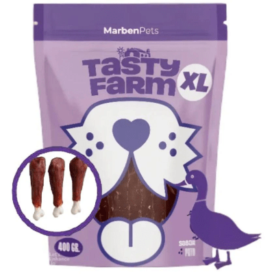 TRUTROS DE PATO CON HUESO DE CALCIO 400GR