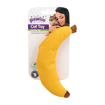 PAWISE JUGUETE CATNIP PLATANO1