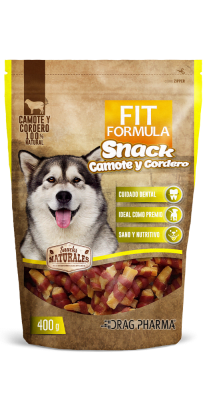 FIT SNACK CAMOTE Y CORDERO 400 GR