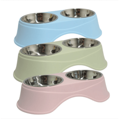 MARBEN DOBLE PLATO ACERO/COMEDOR LENTO 255G
