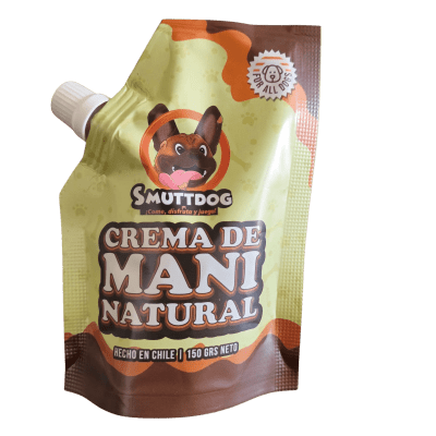 SMUTTDOG NATURAL POUCH (CREMA DE MANI)150G1