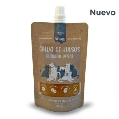 WINGA POUCH CALDO DE HUESOS GATO RENAL 180 GR