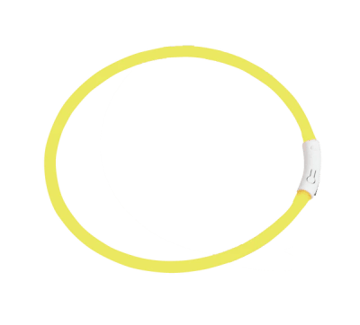 PAWISE COLLAR LUZ LED AMARILLO 65 CM
