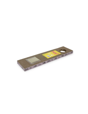 HEY! RASCADOR VERTICAL PERFORADO PARA PUERTA DE GATO 45X12X2 CM