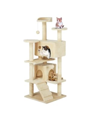 MARBEN RASCADOR BEIGE 7 PISOS 2 CASAS Y PELOTITA