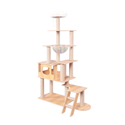RASCADOR XL CON CAPSULA CASA MADERA ESCALA1