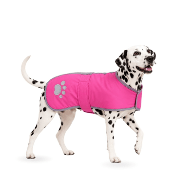 WONDER DOG ABRIGO REFLECT ROSA REVERSIBLE