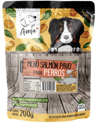 AMA Menú Húmedo para Perros en Sachet Pouch 200 GR