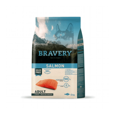 BRAVERY SALMON ADULT LARGE/MEDIUM BREED