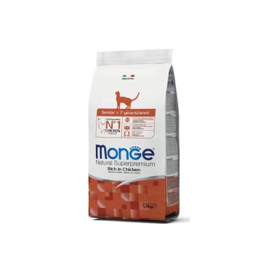 MONGE GATO SENIOR POLLO 1,5 KG