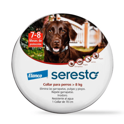 SERESTO COLLAR PERRO +8 KG 70 CM X 1 UNID1