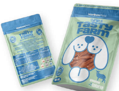 TASTY FARM  HUESO DE CALCIO ENVUELTO EN CORDERO 100GR