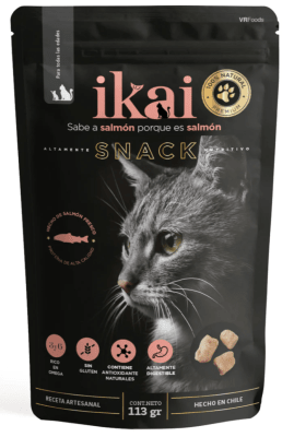 IKAI Snack Horneado de Salmón para Gato