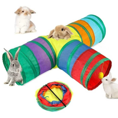MARBEN PETS TUNEL 3 VIAS CON JUGUETE