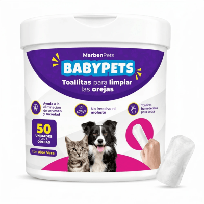 BABYPETS TOALLITAS LIMPIA OREJAS1