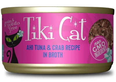 TIKI CAT HANA GRILL AHI TUNA Y CRAB WET FOOD 80 GR1