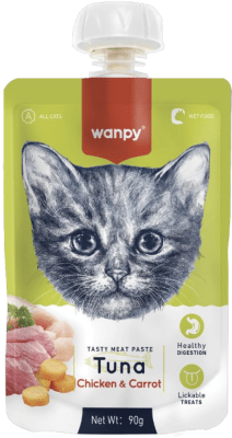 WANPY TASTY MEAT PASTE CAT 90G