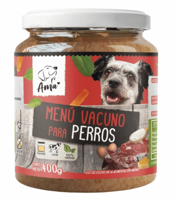 AMA ALIMENTO HÚMEDO NATURAL PERRO 400GR1